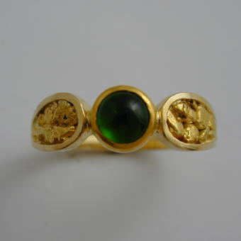 Green Tourmaline Ring